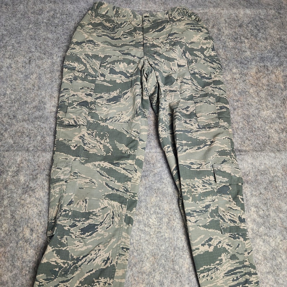 US Air Force Camouflage Trousers 30x31 Green Cargo Pockets Made in USA Utility